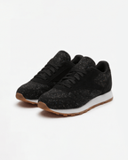 Damen Schnür-Sneaker – Glitzer Low-Top