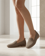 Dameslippers i striklook – slip-on design