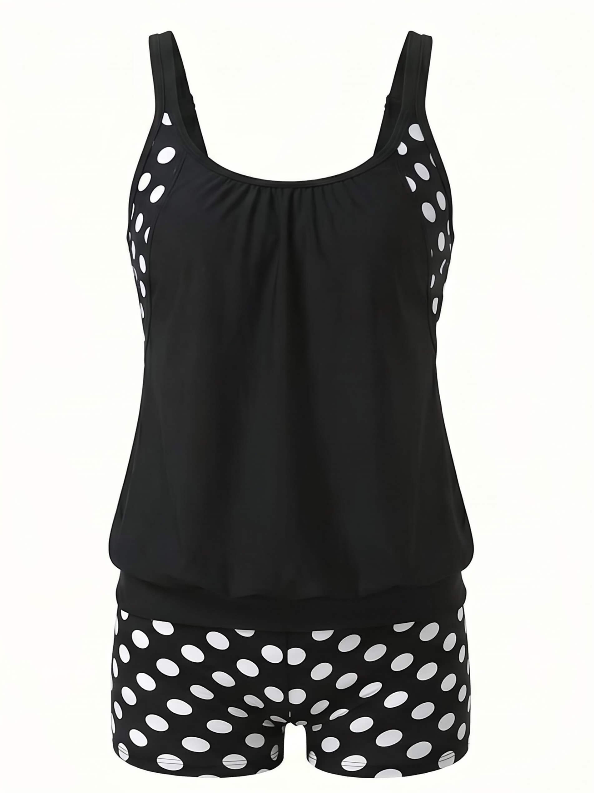 Damen-Tankini-Set mit Blumenmuster und Boyshort