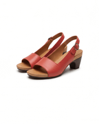 Damen Sandalen mit Blockabsatz – Minimalistisches Slingback-Design