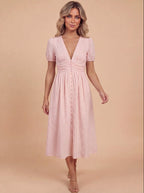 Boho-inspiriertes Maxikleid für Damen