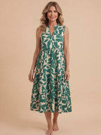 Damen Sommerkleid mit Blumenmuster – Leicht & Mühelos Charmant