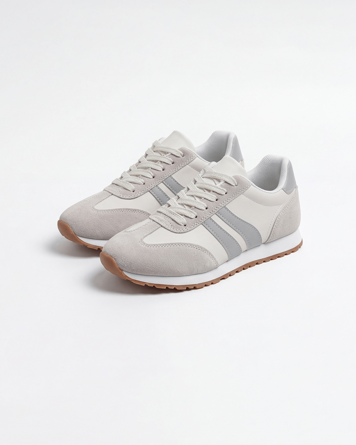 Damen Freizeit-Sneaker – Retro-Streifen-Design