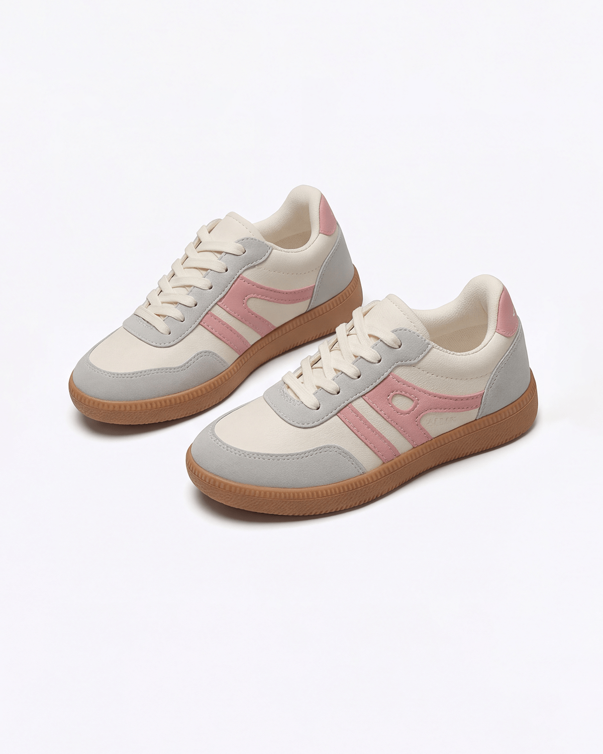 Damen Freizeit-Sneaker – Retro-Schnürschuhe