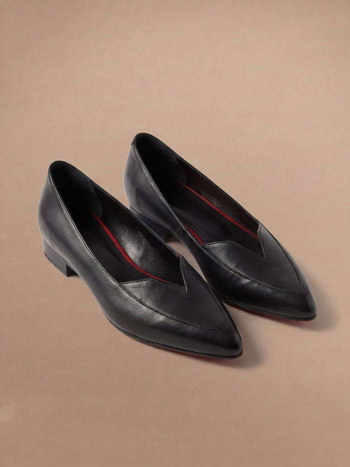 Damen-Slingback-Ballerinas mit spitzer Zehenpartie