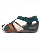 Damen Komfort Colorblock Sandalen mit Cutout