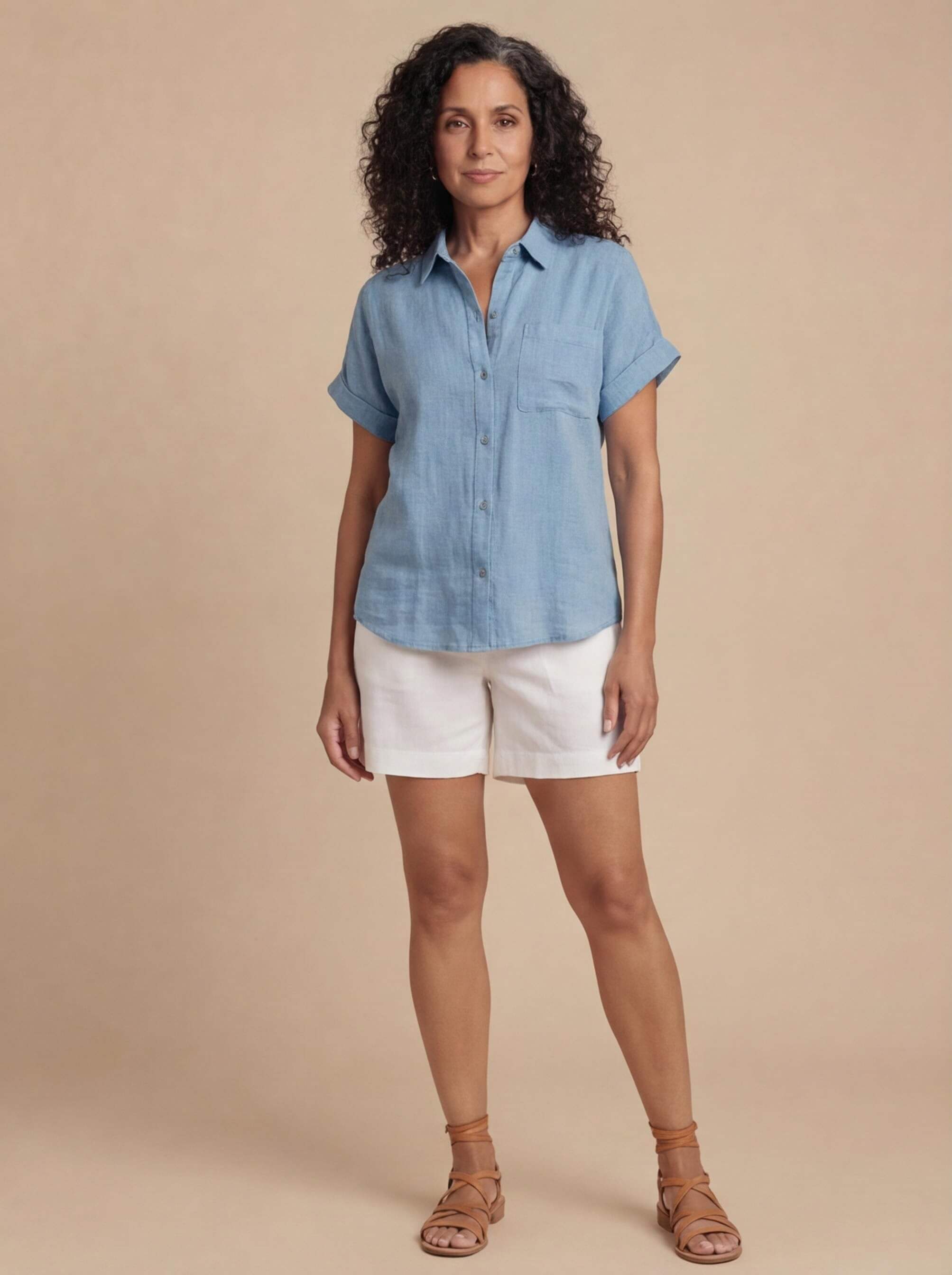 Damen-Sommerbluse – Leichte Passform & Lässiger Stil
