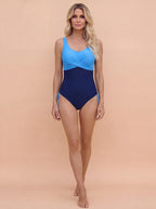 Damen-Badeanzug in großen Größen mit Twist-Front
