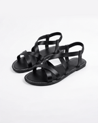 Damen Flache Sandalen – Riemchen im Käfig-Design