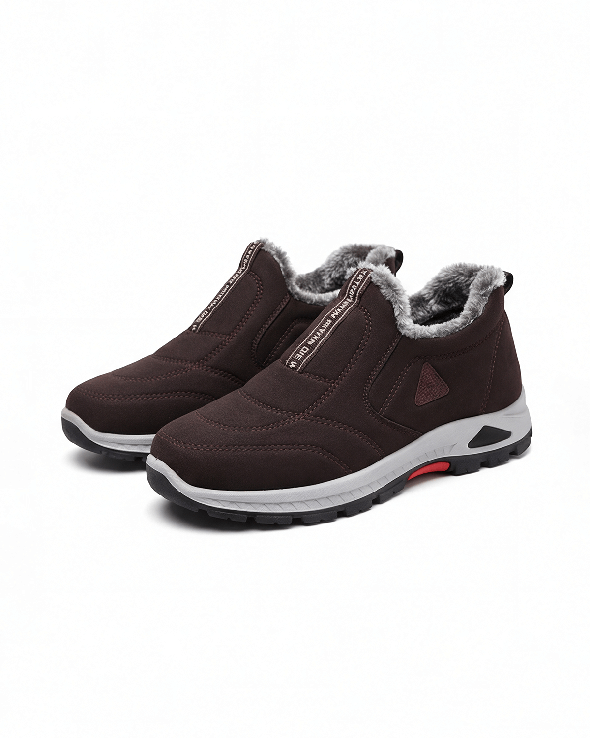 Damen Slip-On Freizeit-Sneaker – mit warmem Innenfutter