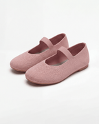 Damen Ballerinas in Strickoptik – Mary-Jane-Stil