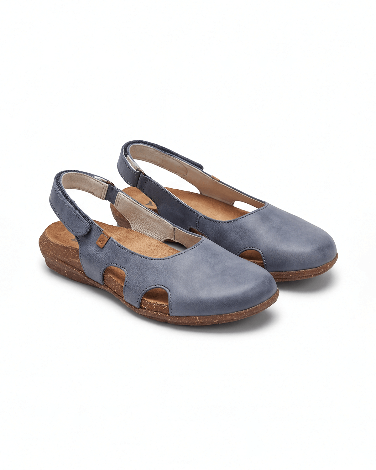 Damen Flache Sandalen – Slingback mit Ausschnitten