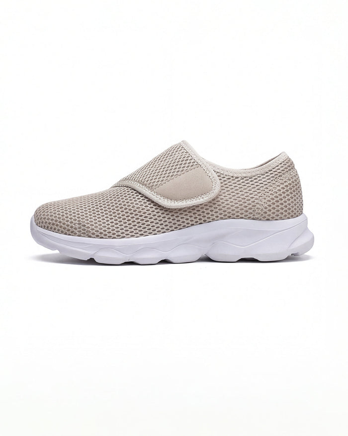 Damen Walking Sneaker – Slip-On Mesh-Strick