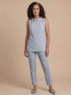Damen Elegantes Ärmelloses Top mit Rollkragen