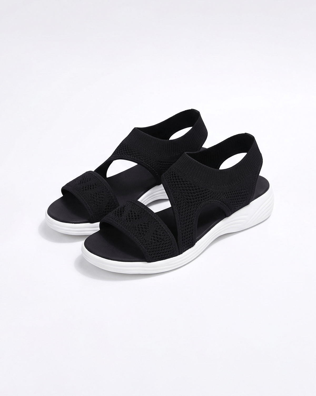 Damen Keilsandalen – Sportliches Design mit Ausschnitten