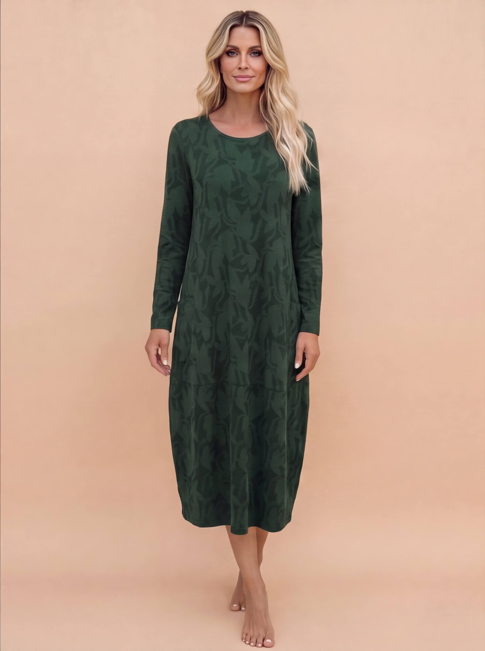 Vestido largo elegante – Forma moderna y comodidad diaria