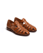 Damen Flache Sandalen – Fischerstil mit Schnalle