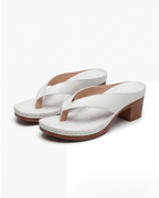 Damen Sandalen mit Blockabsatz und Zehensteg