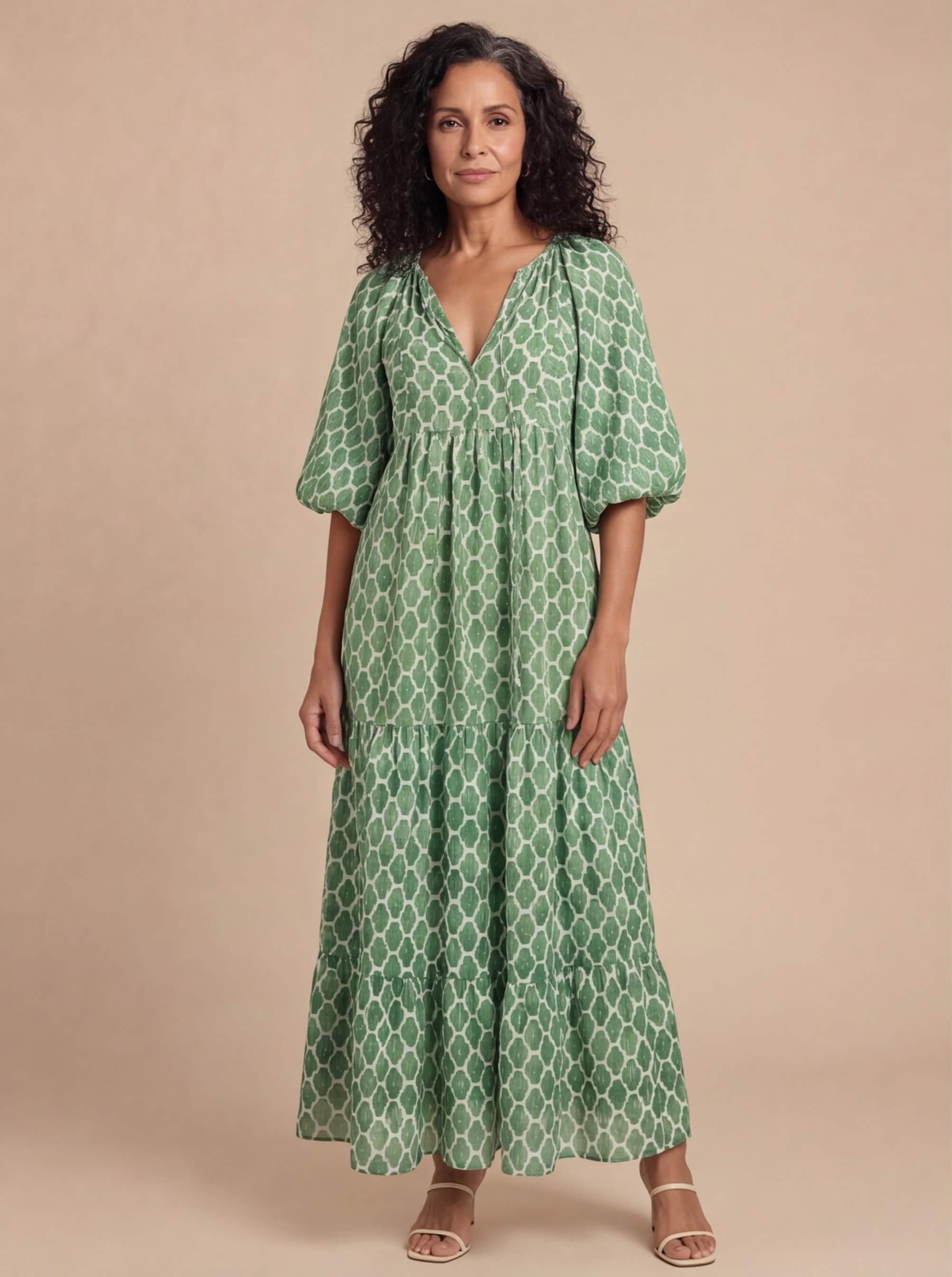 Sommer Midikleid mit Lockerer Passform – Leichter & Luftiger Stil