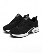 Dame fritidssneakers – åndbare striksnøresko - ortopædisk