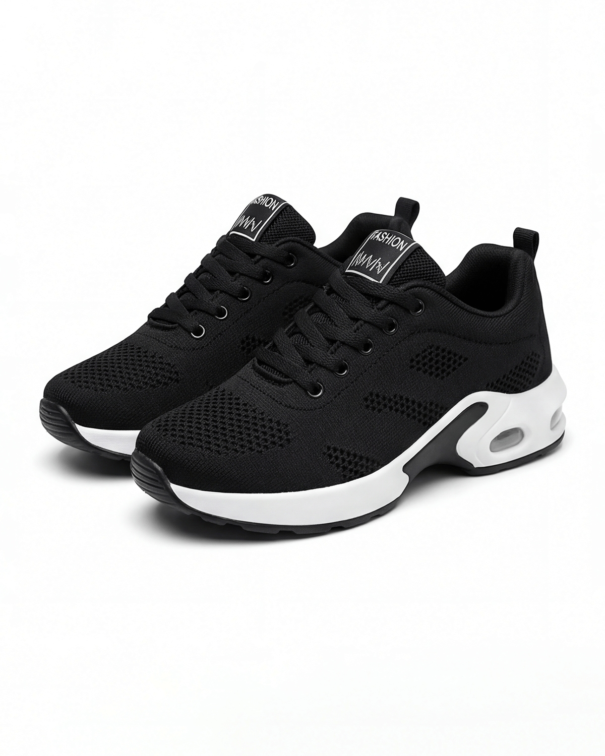 Damen Freizeit-Sneaker – Atmungsaktive Strick-Schnürschuhe - orthopädisch