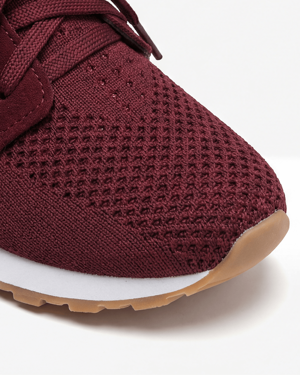 Damen Freizeit-Sneaker – Strick-Schnürschuhe
