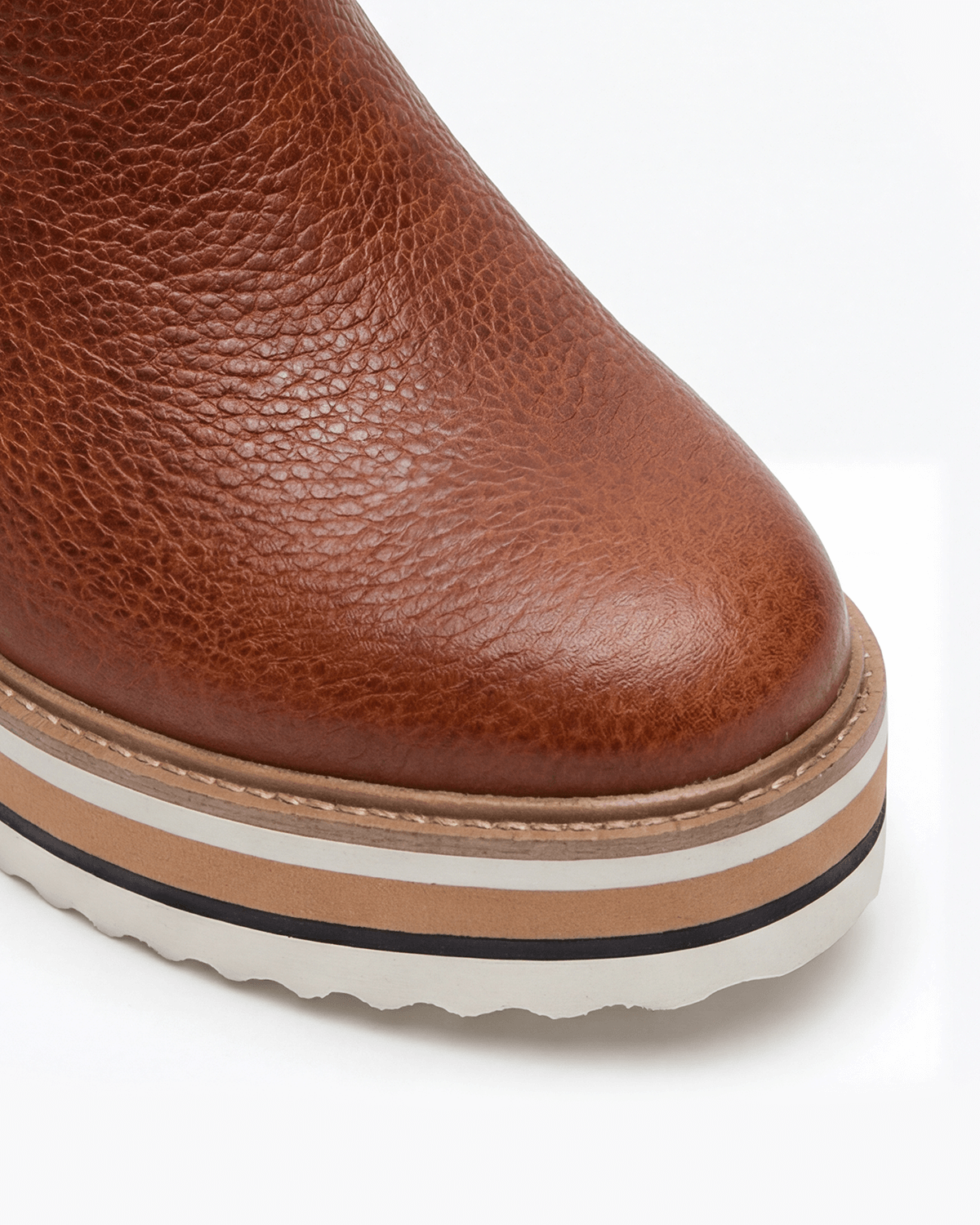 Botines de plataforma para mujer: con cremallera lateral