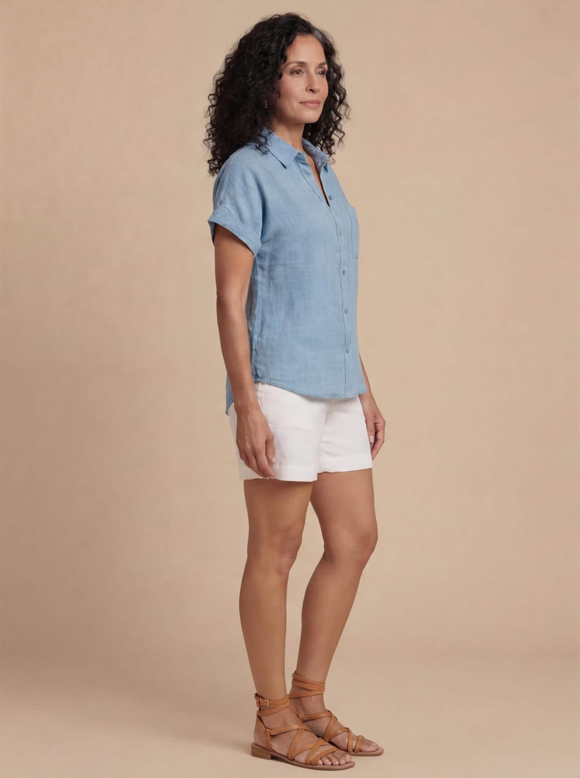 Damen-Sommerbluse – Leichte Passform & Lässiger Stil