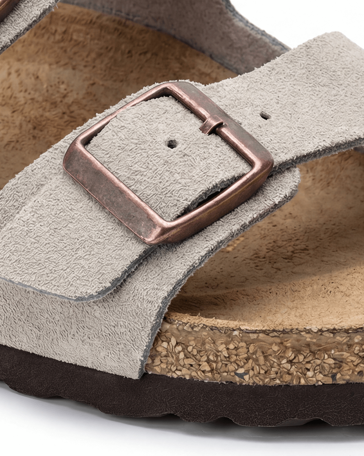 Damen Slide-Sandalen – mit Doppel-Schnallen