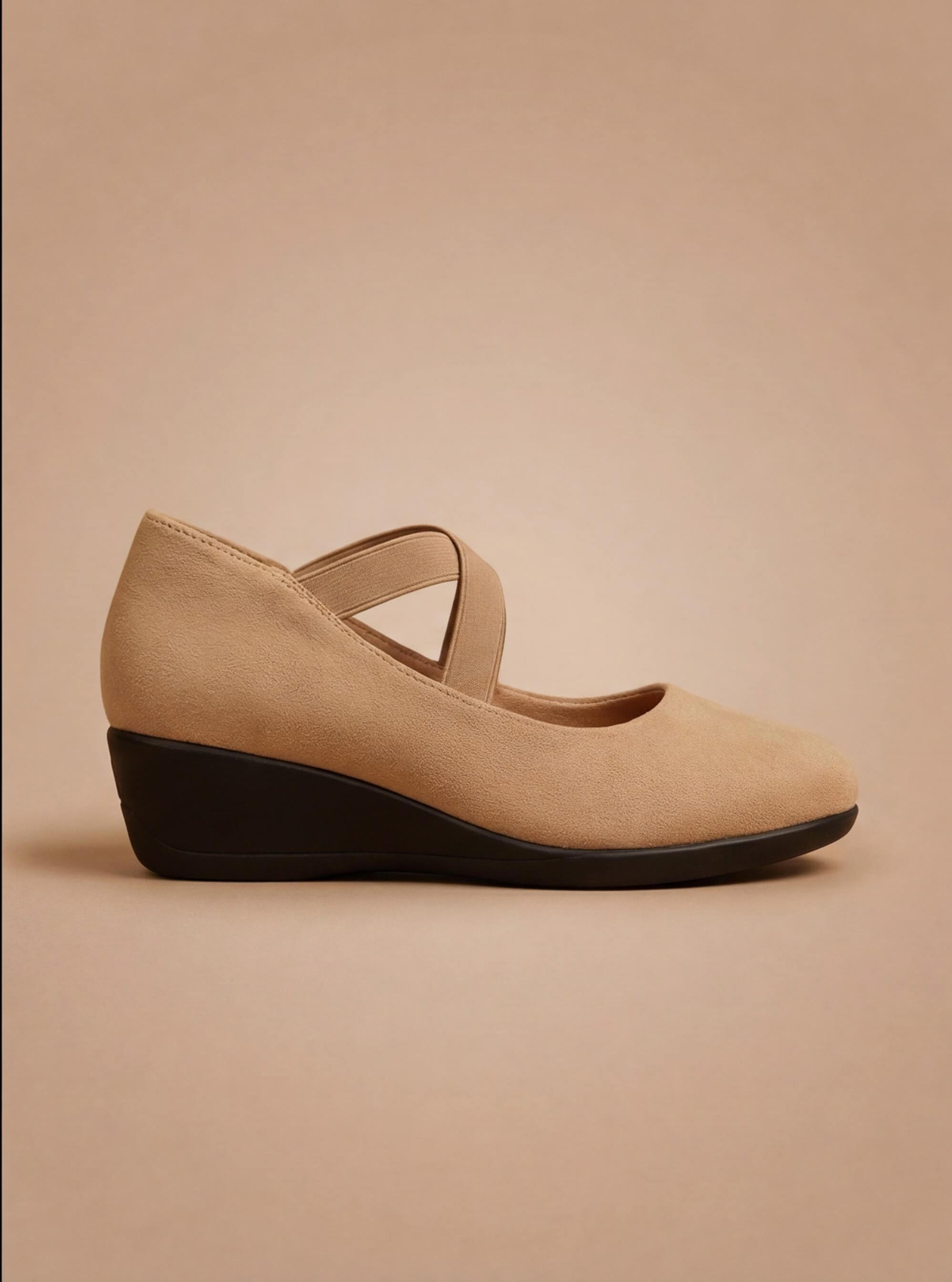 Damen Wedges mit Kreuzriemen – Komfortable Keilabsatzschuhe