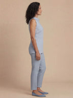 Damen Elegantes Ärmelloses Top mit Rollkragen
