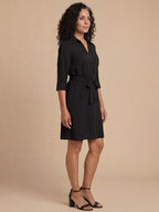 Damen Kleid – Lässiges Hemdblusenkleid für Tag und Abend