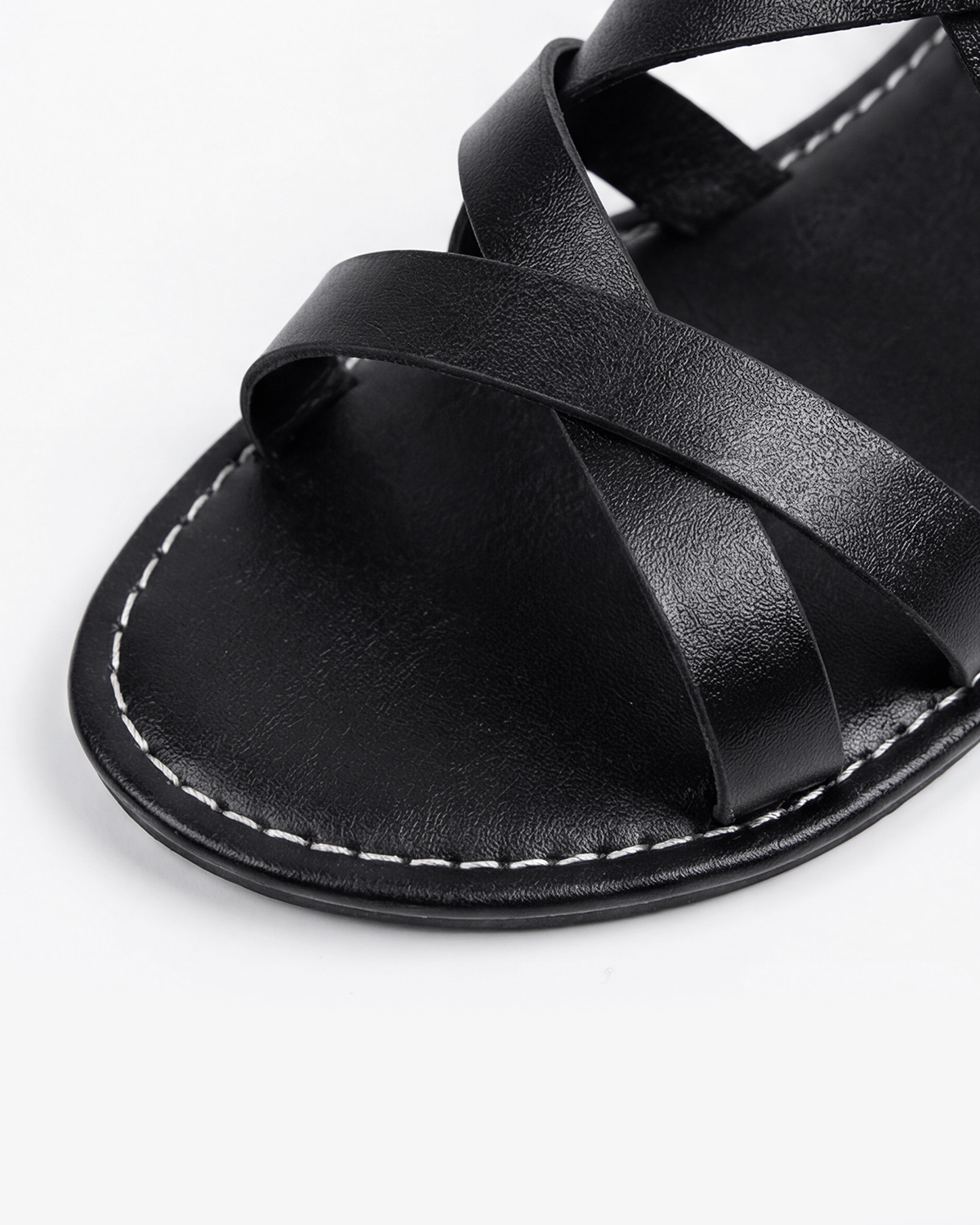 Damen Flache Sandalen – Riemchen im Käfig-Design