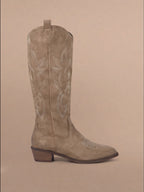 Ryder Bestickte Kniestiefel
