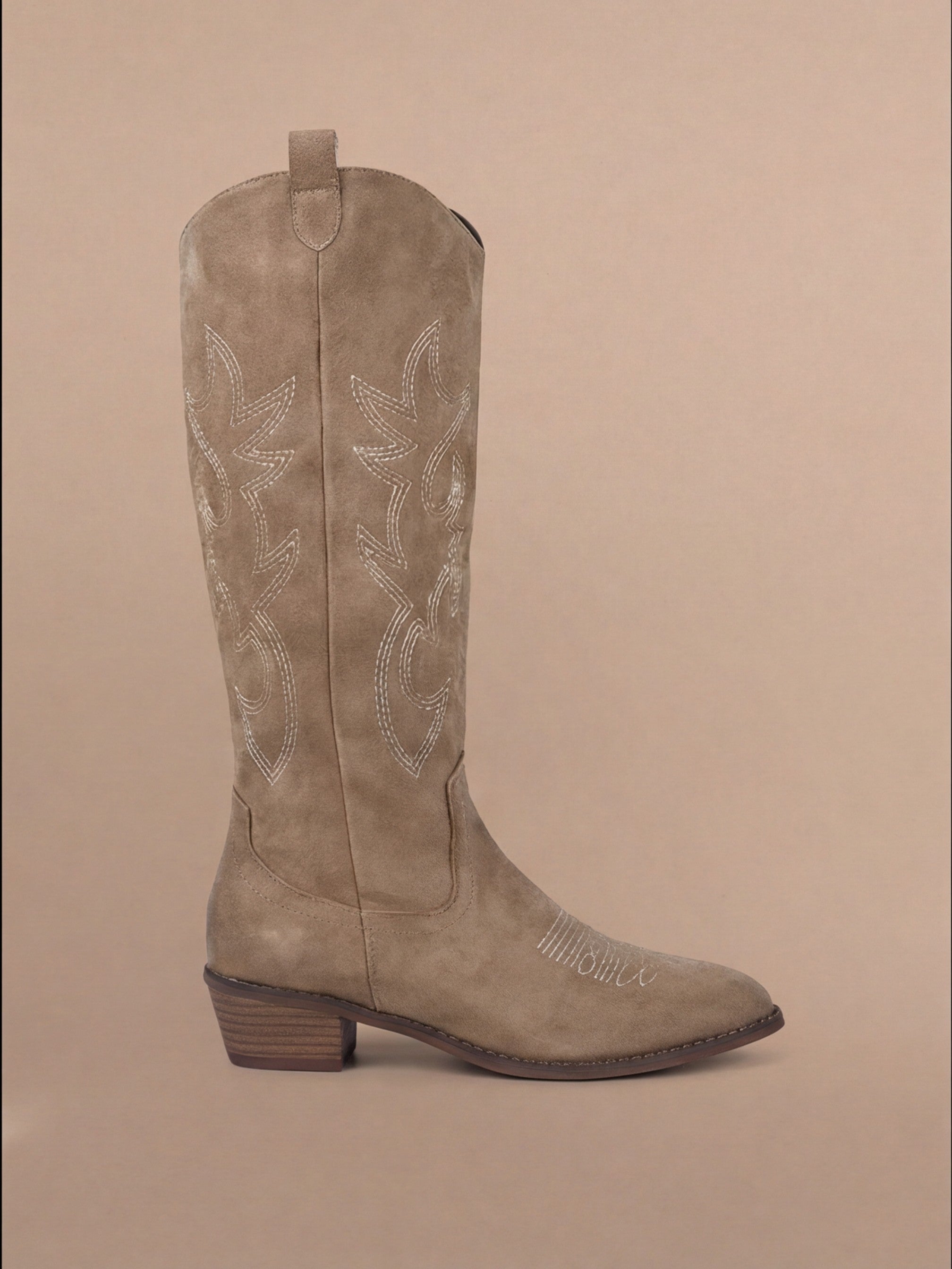 Ryder Bestickte Kniestiefel