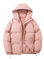 Damen Winterjacke – Warme Leichte Pufferjacke mit Kapuze