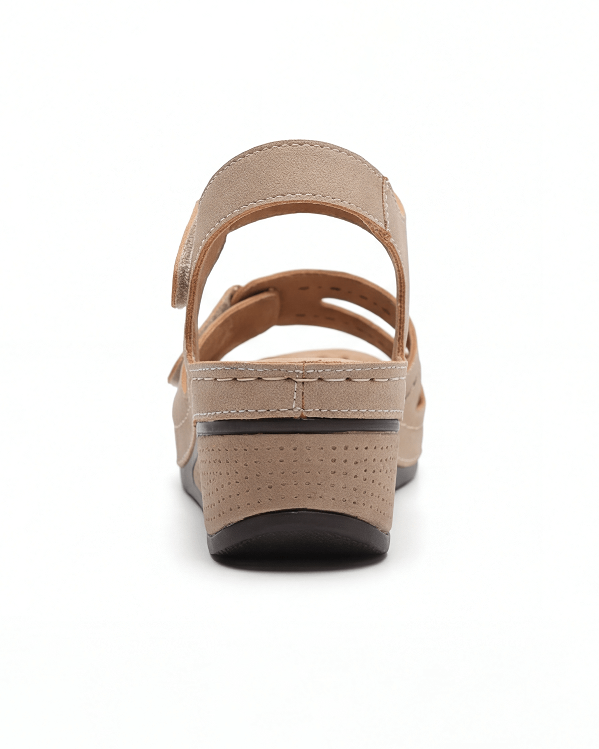 Damen Plateau-Sandalen mit Verstellbaren Riemen