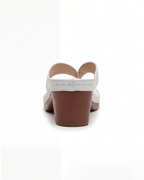 Damen Sandalen mit Blockabsatz und Zehensteg