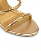 Sandalias de tacón stiletto para mujer – envoltura en espiral en el tobillo