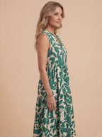 Damen Sommerkleid mit Blumenmuster – Leicht & Mühelos Charmant