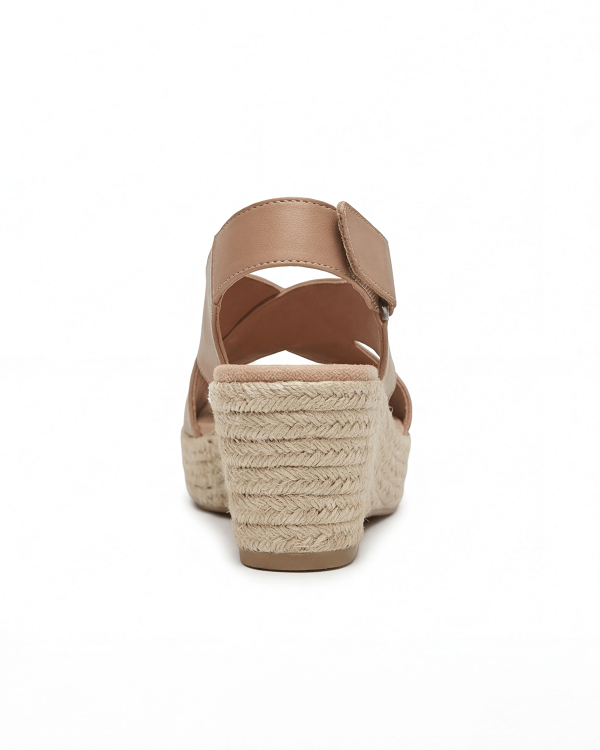 Damen Keilsandalen mit Plateau und Espadrille-Crisscross-Design