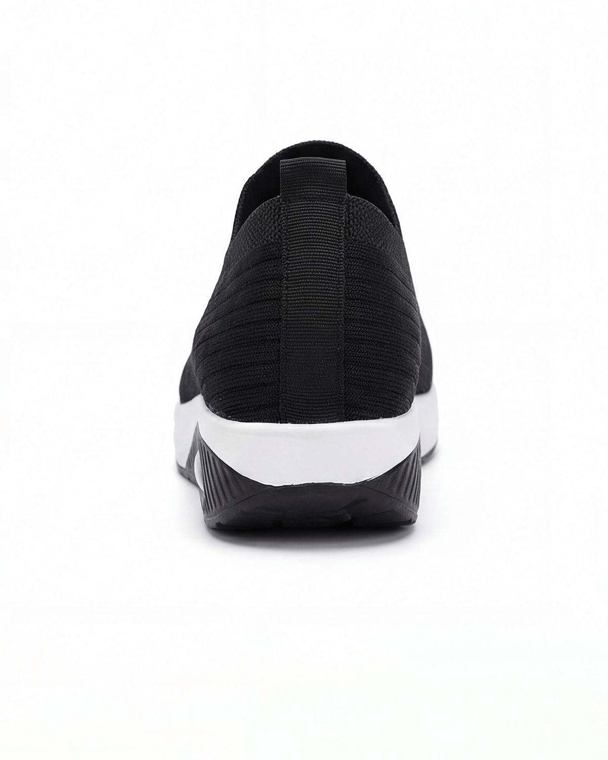Damen Keil-Sneaker – Slipper in Strickoptik - Orthopädisch