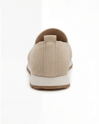 Dame fritidssneakers med gummisål – strik slip-on