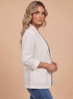 Damen Blazer – Leichter Blazer mit Lockerer Passform