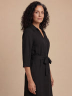 Damen Kleid – Lässiges Hemdblusenkleid für Tag und Abend