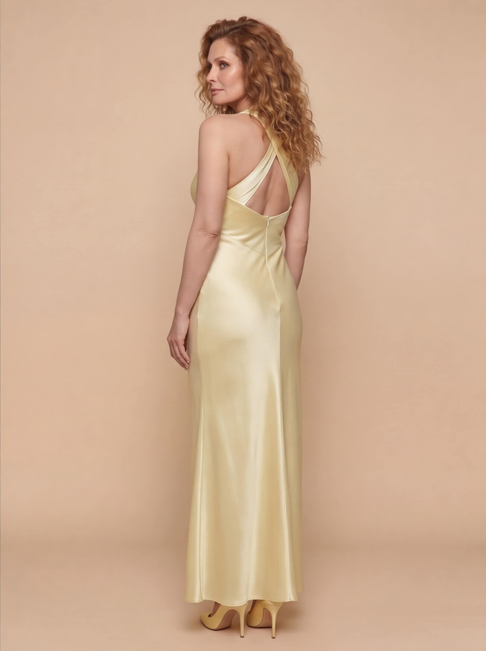 Damen Ärmelloses Maxi Partykleid