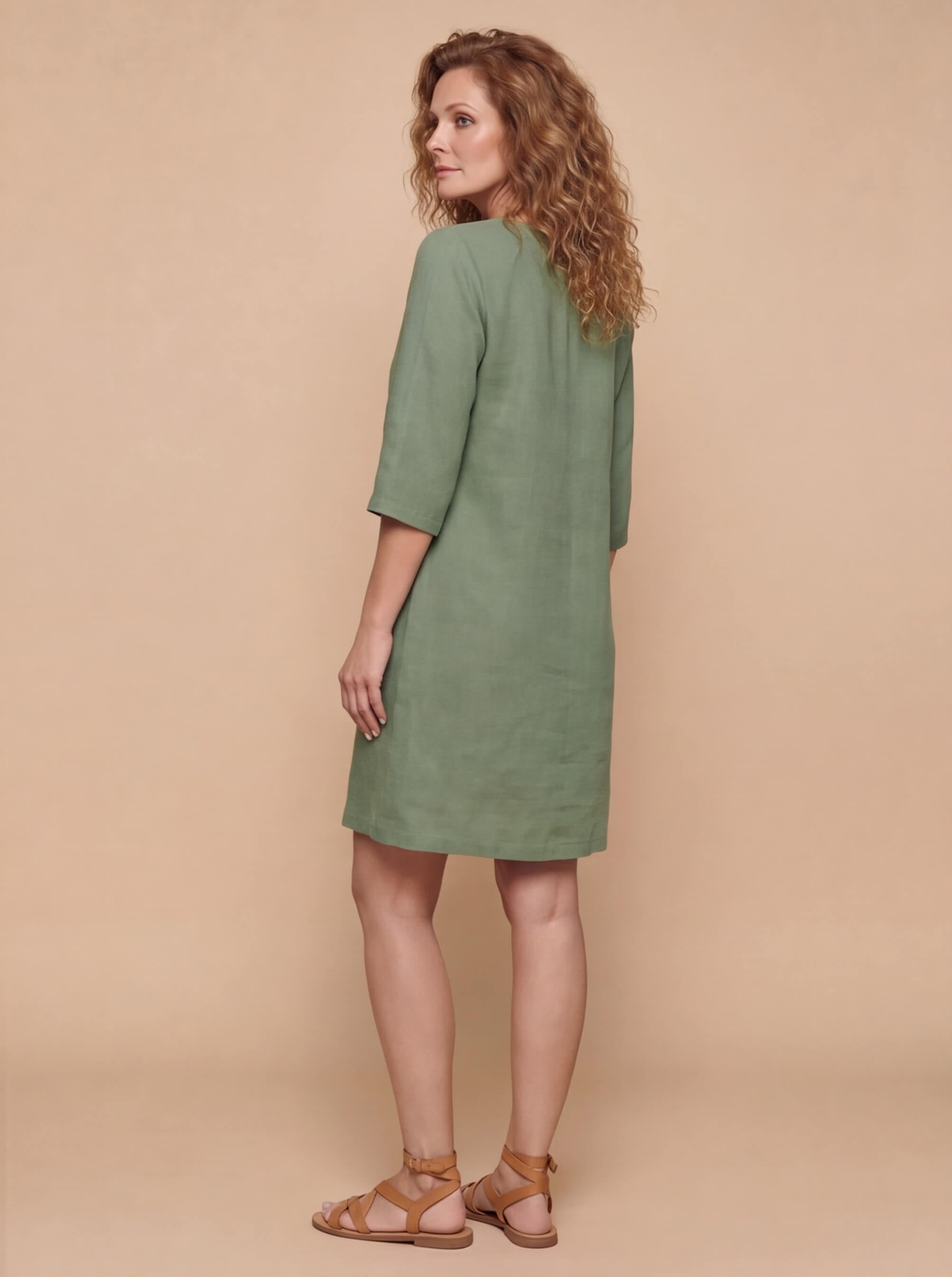 Vestido midi de verano para mujer – Comodidad ligera para el día a día