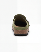 Damen Pantoletten im Loafer-Stil – mit Schnallenriemen