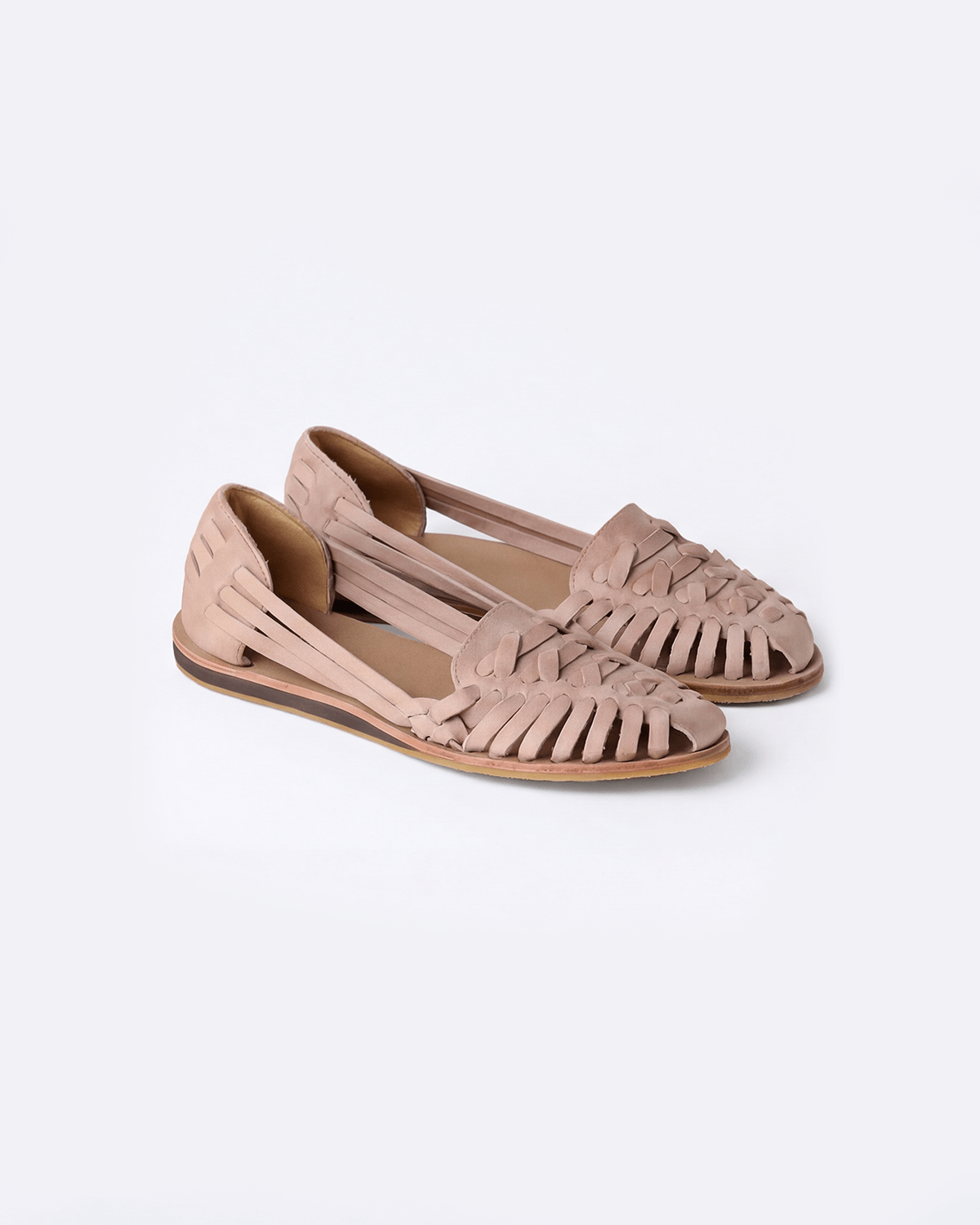 Damen Slingback-Ballerinas – Geflochtener Fischerstil