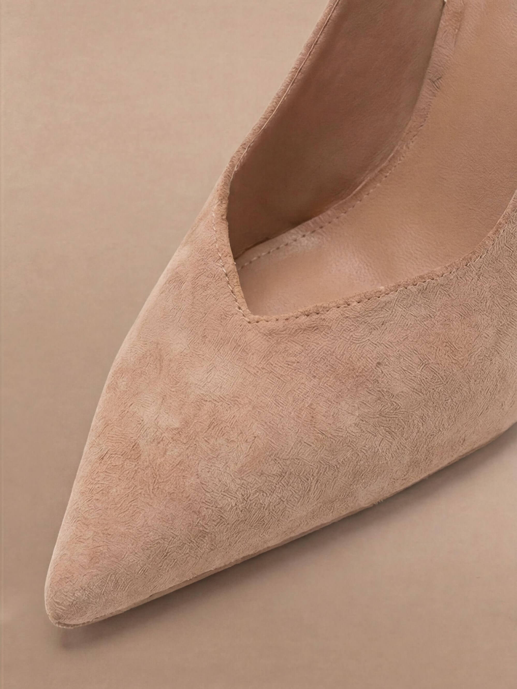 Damen-Slingback-Pumps mit spitzer Zehenpartie